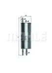 Filtru combustibil Mahle Original KL167