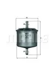 Filtru combustibil Mahle Original KL186