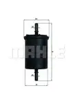 Filtru combustibil Mahle Original KL248
