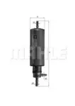 Filtru combustibil Mahle Original KL437