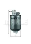 Filtru combustibil Mahle Original KL483