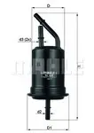 Filtru combustibil Mahle Original KL488