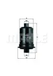 Filtru combustibil Mahle Original KL522