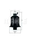 Filtru combustibil Mahle Original KL529