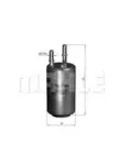 Filtru combustibil Mahle Original KL705