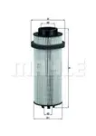 Filtru combustibil Mahle Original KX261D
