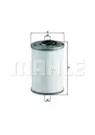 Filtru combustibil Mahle Original KX43