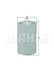 Filtru combustibil Mahle Original KX65D
