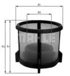 Filtru combustibil Mahle Original KX72D1