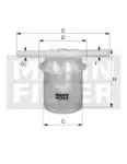 Filtru combustibil Mann-Filter WK42/83