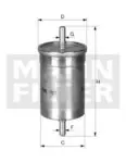 Filtru combustibil Mann-Filter WK52/1