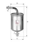 filtru combustibil Sofima S1530B