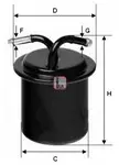 filtru combustibil Sofima S1541B