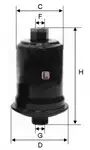 filtru combustibil Sofima S1556B