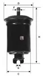 filtru combustibil Sofima S1632B