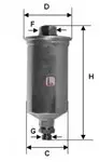 filtru combustibil Sofima S1661B