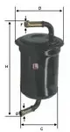 filtru combustibil Sofima S1670B