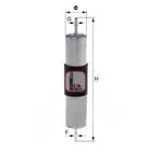 filtru combustibil Sofima S1768B