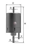 filtru combustibil Sofima S1831B