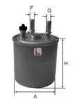 filtru combustibil Sofima S4073NR