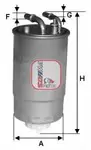 filtru combustibil Sofima S4099NR