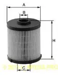 Filtru Combustibil Uniflux XN171