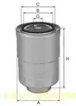 Filtru combustibil Uniflux XN371