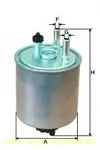 Filtru Combustibil Uniflux XN411