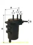 Filtru Combustibil Uniflux XN638