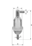 Filtru Combustibil Uniflux XN12