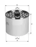 Filtru Combustibil Uniflux utb