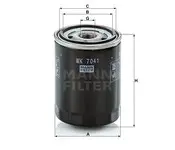 Filtru Combustibil Mann-Filter WK7041