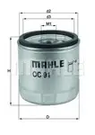 Filtru ulei Mahle Original OC91D1
