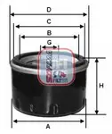 Filtru ulei Sofima S3519R