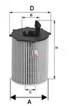 Filtru ulei Sofima S5068PE