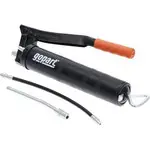 Pistol de gresat manual MEGA TG500 furtun 200mm + tub rigid 1/8'+ cap gresor (decalimetru)