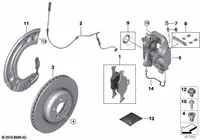 Set placute frana fata - BMW G30 G31, G32 GT, G11 G12, X3 G01, X4 G02, X5 G05, X6 G06