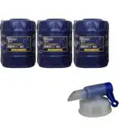 Ulei hidraulic Mannol HLP ISO 46 20L promotie 3 canistre + palnie cadou