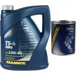 Ulei motor 15W40 Mannol 5L +aditiv cadou45.000 km API CI-4 Plus TS-4 SHPD